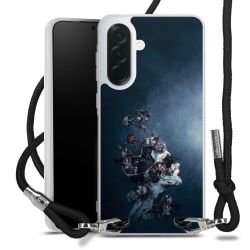 Carry Case Stoff schwarz/silber