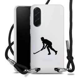 New Carry Case Transparent Stoff schwarz/silber