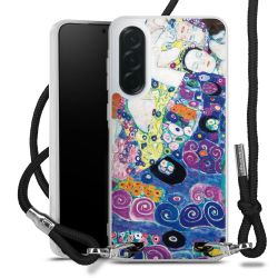 New Carry Case Transparent Stoff schwarz/silber