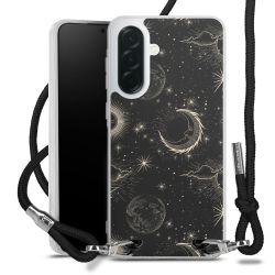 New Carry Case Transparent Stoff schwarz/silber