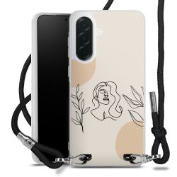 New Carry Case Transparent Stoff schwarz/silber