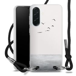 New Carry Case Transparent Stoff schwarz/silber