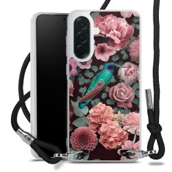 New Carry Case Transparent Stoff schwarz/silber