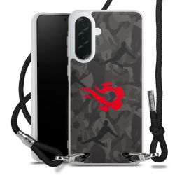 New Carry Case Transparent Stoff schwarz/silber