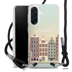 New Carry Case Transparent Stoff schwarz/silber