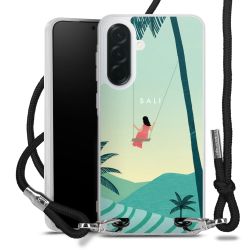 New Carry Case Transparent Stoff schwarz/silber