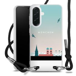 New Carry Case Transparent Stoff schwarz/silber