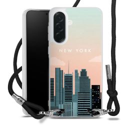 New Carry Case Transparent Stoff schwarz/silber