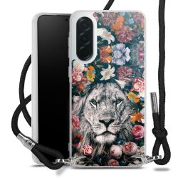 New Carry Case Transparent Stoff schwarz/silber