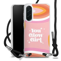 New Carry Case Transparent Stoff schwarz/silber