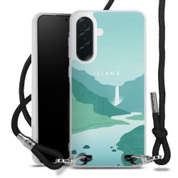 New Carry Case Transparent Stoff schwarz/silber