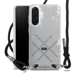 New Carry Case Transparent Stoff schwarz/silber