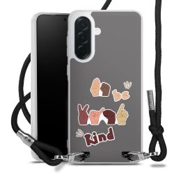 New Carry Case Transparent Stoff schwarz/silber