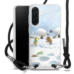 New Carry Case Transparent Stoff schwarz/silber