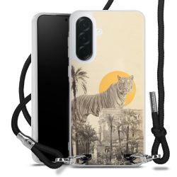 New Carry Case Transparent Stoff schwarz/silber