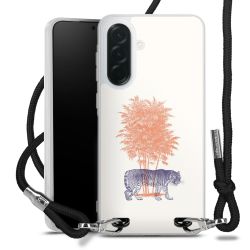 New Carry Case Transparent Stoff schwarz/silber