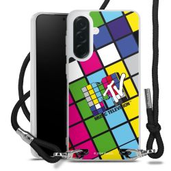 New Carry Case Transparent Stoff schwarz/silber