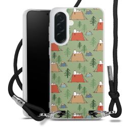 New Carry Case Transparent Stoff schwarz/silber