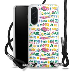 New Carry Case Transparent Stoff schwarz/silber