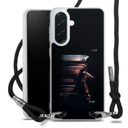 New Carry Case Transparent Stoff schwarz/silber