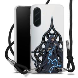 New Carry Case Transparent Stoff schwarz/silber