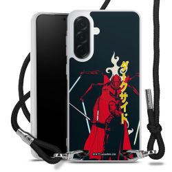 New Carry Case Transparent Stoff schwarz/silber