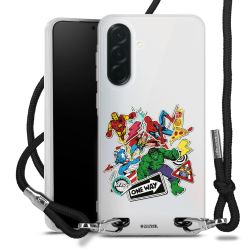 New Carry Case Transparent Stoff schwarz/silber