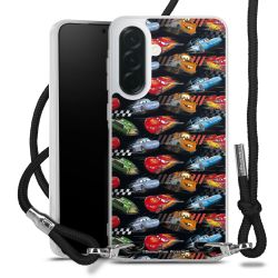 New Carry Case Transparent Stoff schwarz/silber