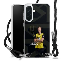 New Carry Case Transparent Stoff schwarz/silber