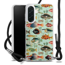 New Carry Case Transparent Stoff schwarz/silber