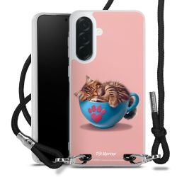 New Carry Case Transparent Stoff schwarz/silber