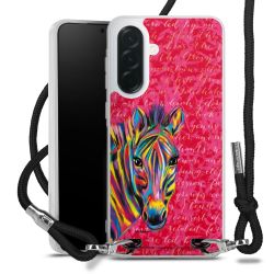 New Carry Case Transparent Stoff schwarz/silber