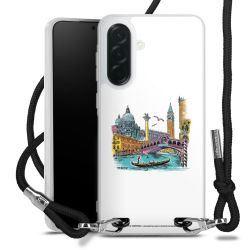 New Carry Case Transparent Stoff schwarz/silber