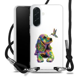 New Carry Case Transparent Stoff schwarz/silber