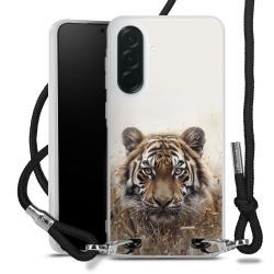 New Carry Case Transparent Stoff schwarz/silber