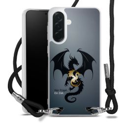 New Carry Case Transparent Stoff schwarz/silber