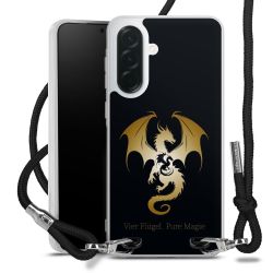 New Carry Case Transparent Stoff schwarz/silber