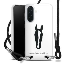 New Carry Case Transparent Stoff schwarz/silber