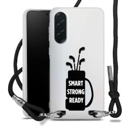 New Carry Case Transparent Stoff schwarz/silber