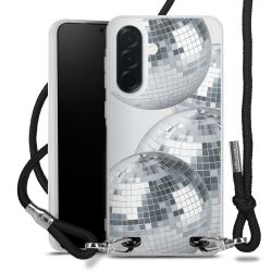 New Carry Case Transparent Stoff schwarz/silber