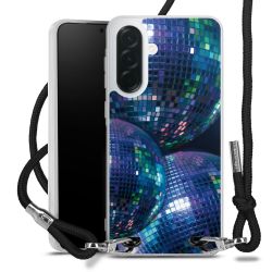 New Carry Case Transparent Stoff schwarz/silber