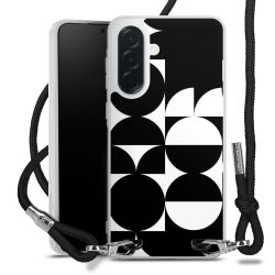 New Carry Case Transparent Stoff schwarz/silber