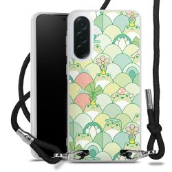 New Carry Case Transparent Stoff schwarz/silber