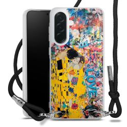 New Carry Case Transparent Stoff schwarz/silber