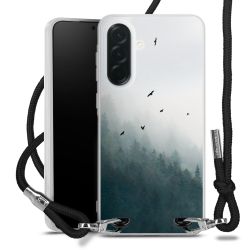 New Carry Case Transparent Stoff schwarz/silber