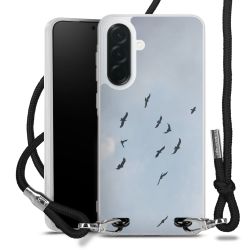 New Carry Case Transparent Stoff schwarz/silber