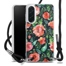 New Carry Case Transparent Stoff schwarz/silber