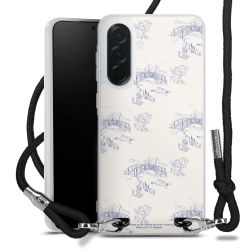 New Carry Case Transparent Stoff schwarz/silber