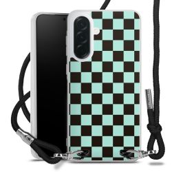 New Carry Case Transparent Stoff schwarz/silber