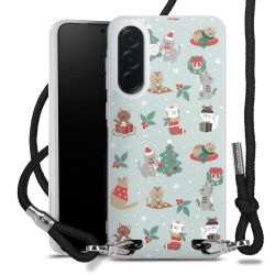 New Carry Case Transparent Stoff schwarz/silber